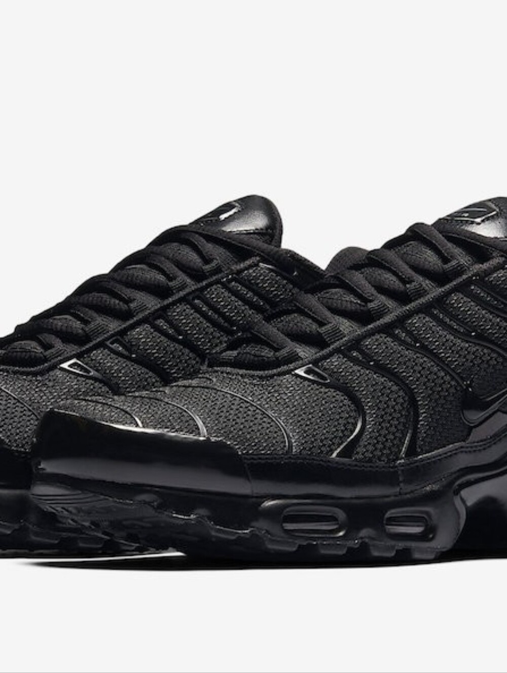 Nike Air Max Plus TN Triple Black Essential Size Mens 8 / Womens 9.5 604133-050